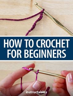 crochet for beginners is an easy way to learn how to crochet