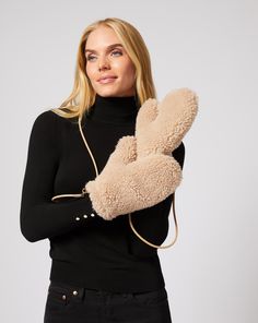 What's chic-er than a sherpa mitten? Not much, in our book. Pair these on chilly days with a luxe hat and scarf and your hands will always be warm. Hat And Scarf, Always Be, Hats