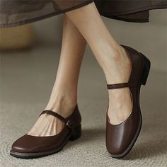 Category:Flats,Heels; Upper Materials:Faux Leather; Season:Winter,Fall,Spring; Heel Type:Flat Heel; Gender:Women's; Size Suggestion:standard size, select your usual size; Toe Shape:Round Toe; Style:Minimalism,Elegant,Casual; Heel Height(inch):<1; Outsole Materials:Rubber; Occasion:Office,Daily,Party; Pattern:Solid Color; Listing Date:11/13/2023; Production mode:External procurement; 2024 Trends:Plus Size,Mary Jane,Vintage Shoes; Size chart date source:Provided by Supplier.; Heel Height:Mid Heel Winter Flats, Zapatos Mary Jane, Womens Low Heels, Heels Online, Plus Size Vintage, Mary Jane Heels, Mary Jane Flats, Palau, Jane Shoes