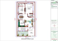 the ground plan for a house