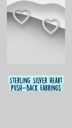 925 Sterling Silver Heart Push-Back Earrings, Decorated with CZ Simulated Diamonds

Width: 11 mm.  Height: 11 mm. Sterling Silver Heart Earrings, Princess Jewelry, Silver Heart Earrings, Cz Diamond, Sterling Silver Heart, Heart Earrings, Silver Heart, Heart Ring