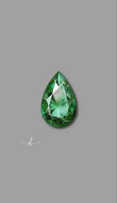 Emerald Drawing Gem, Corel Draw Jewellery Design, Gem Stone Painting, Gem Stone Drawing, Emerald Illustration, Emerald Drawing, Precious Stones Illustration, Gemstone Drawing, Emerald Tattoo