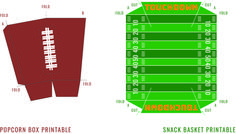 the football field is shown with measurements for each player's foot and shoulder area