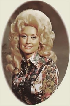 an old photo of a woman with blonde hair