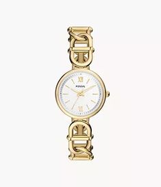 Women's Gold Tone Watches: Shop Gold Tone Watches Women's Collection - Fossil Unlocked Phones, Data Plan, Three Hands, Steel Watch, Stainless Steel Watch, Stainless Steel Bracelet, Fossil, Wallets, Gold Tones