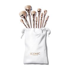 HD Blend Complete Set – ICONIC LONDON INC Nose Contour Brush, Cruelty Free Makeup Brands, Too Faced Highlighter, Powder Products, Nose Contouring, Faux Lashes, Brush Cleanser, Iconic London, Blush Contour