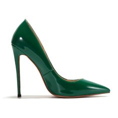 Shop Dark Green Court Pumps Pointed Toe Stilettos for Office Ladies With 5 inch High Heel color Green for Dancing Club, Going out, Party, Work with worldwide Free shipping & Free return. Fitted Green Heels With 4-inch Heel, Heels For Office, Green Court, Ivory Heels Wedding, Zebra Print Shoes, Navy Blue Wedding Shoes, Blue Satin Heels, Royal Blue Wedding Shoes, Red Satin Heels