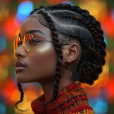 21 Braids in the Front Natural Hair Ideas 2 Front Braids Hairstyles, Front Twist Hairstyles, Braids And Weave Hairstyles, 6 Braids Hairstyles Black, 6 Cornrows, Four Braids Cornrow, Weave Cornrows, Cornrow Hair Styles, Pearls In Hair