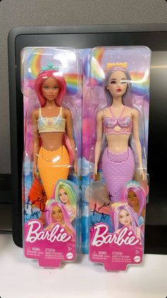 mattel barbie mermaid dolls to be released 2024, designed by angel kent (photo via @ minhtam_ on instagram) Barbie Mermaid, Barbie Mermaidia, Mermaid Tale Barbie, Barbie Fairytopia Mermaidia, Barbie Mermaid Doll, Barbie Mermaidia Doll, Monster High Mermaid Dolls, Barbie Fairy, Mermaid Barbie