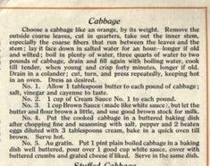 an old recipe for cauliflower