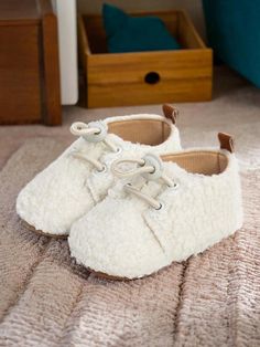 Infant Booties Newborn Infant Unisex Infant Girls Boys Velvet Sole Shoes Toddler Fleece Cozy Winter Warm Prewalker Boots White Cute,Fashionable    Christmas    Baby Shoes, size features are:Bust: ,Length: ,Sleeve Length: Fleece Boots, Warm Shoes, Walker Shoes, High Shoes, Winter Socks, Winter Girls, Baby Boy Shoes, Boys Sneakers, Crib Shoes