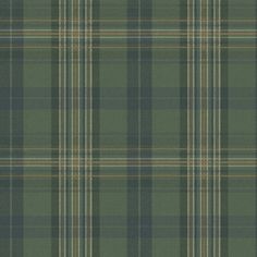 a green and black plaid fabric