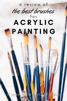 the best brushes for acrylic painting