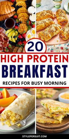 high protein breakfast recipes for busy mornings