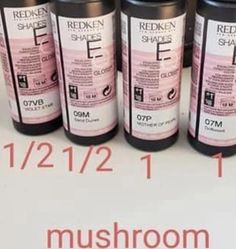 Shades Of Q Redken, Ion Hair Dye Chart, Milk Tea Hair Color Redken, Mushroom Blonde Redken Formula, Redken Mushroom Blonde, Mushroom Toner Formula Shades Eq, Mushroom Hair Formula, Black Hair Color Formula, Mushroom Shades Eq Formula