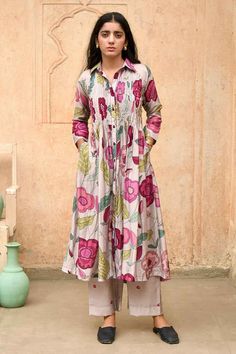 Kurti Pair, Anarkali Frock, Kurtis Design, Stylish Kurtis, Simple Kurti, Cotton Kurtis