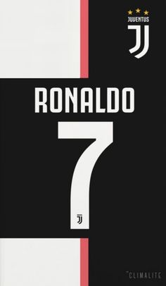 the back cover of ronaldo's soccer jersey, which is black and white