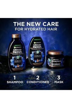 Meet Garnier Ultimate Blends Balancing Conditioner with Charcoal & Black Seed Oil. This silicone-free conditioner is the first 97% natural origin ingredients formula to attract sebum from the scalp while locking in smoothness for up to 72h (instrumental test after application of Charcoal Shampoo on bleached hair).
Developed to bring balance to your scalp and hair, it rinses out with ease, taking all the dirt, sebum and build-up with it. Gently, yet powerfully, Ultimate Blends Balancing Conditioner delivers a long-lasting cleanse to the scalp and dries the hair's length. No artificial colourants. Charcoal Hair, Petite Jumpsuit, Black Seed Oil, Hair Remedies, Black Seed, Bleached Hair, Charcoal Black, Hair Care Shampoo, Fit N Flare Dress