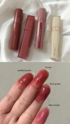 #kbeautyaddict #lippies #asmrmakeup Rom Nd Lipstick, Korean Lip Products, Korean Lipstick, Lip Makeup Tutorial, Makeup Accesories, Fancy Makeup, Makeup Looks Tutorial, Lip Glosses, Makeup Items