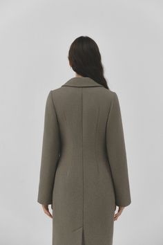 Long grey coat women's Grey winter coat Description: Our fitted, single-breasted beige-gray wool coat features a notch collar. Crafted from high-quality wool, this coat offers both style and warmth.We can make our coats warmer to suit for a cool winter and weather below 0°C. If you want us to do this, PM us, and we will reply you as soon as possible. Details: Fitted silhouette Single breasted Notch collar Flap pockets Сomposition: Wool 100%Lining viscose 100% Elegant Gray Wool Coat For Office, Winter Wool Double-breasted Blazer Dress, Wool Double-breasted Blazer Dress For Winter, Winter Blazer Dress With Notch Lapel, Winter Wool Single Breasted Blazer Dress, Winter Wool Single-breasted Blazer Dress, Single Breasted Wool Blazer Dress For Winter, Winter Blazer Dress With Hidden Button Closure, Winter Wool Blazer Dress