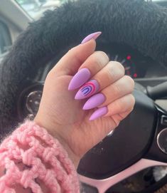 Express your bi pride with beautiful nail art that combines the colors of the bisexual flag. 🌟💅 #BiPrideNails #PrideMonth #LGBTQIA Bisexual Nails Acrylic, Pride Nails Bisexual, Bisexual Nail Ideas, Bi Flag Nails, Bi Pride Nails, Bisexual Nails, Pride Month Coffin Nails