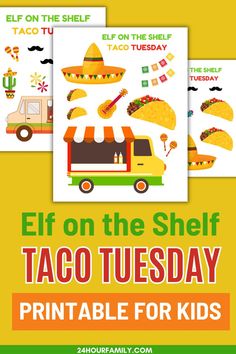 Free printable taco truck for your elf on the shelf, taco elf on the shelf, how to pose elf on the shelf, awesome elf on the shelf ideas, how to pose elf on the shelf, fun christmas elf, scout elf ideas Taco Tuesday Elf On The Shelf Ideas, Elf On The Shelf Ideas Taco Tuesday, Elf On Shelf Taco Tuesday, Elf On The Shelf Taco Tuesday, Toy Donation, Christmas Elf On The Shelf, Elf Notes, Donation Letter