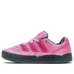 (WMNS) adidas Originals Adimatic Shoes 'Pink Fusion' IE7364 Pink Lace-up Skate Shoes, Pink High-top Skate Shoes With Boost Midsole, Pink Skate Shoes With Boost Midsole For Streetwear, Pink Round Toe Skate Shoes For Streetwear, Pink Round Toe Skate Shoes With Laces, Pink Low-top Skate Shoes For Skateboarding, Pink Skate Shoes With Laces For Sports, Adidas Pink Skate Shoes With Boost Midsole, Sporty Pink Skate Shoes With Boost Midsole