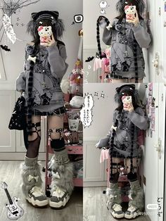 2014 Vibes Outfit, Kawaii Outfit Ideas, Estilo Harajuku, Harajuku Outfits, Kawaii Fashion Outfits, Fashion Inspiration Design, Cute Everyday Outfits