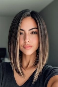 Versatile Elegance: 16 Stunning Long Bob Hairstyles to Try This Season Trendy Haircuts For Oval Face, Medium Hair Bobs For Women, Up Hairstyles For Wedding Guest, Shoulder Length Aline Bob, Women’s Long Bob, Dark Roots Blonde Hair Balayage Short Long Bobs, Hairstyles Bob Medium, Long Lob Haircut Straight, Long Inverted Bob Shoulder Length