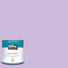 a can of behr paint on a white background