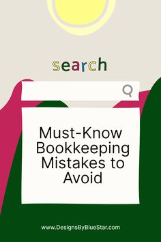 Must Know Bookkeeping Mistakes to Avoid Bookkeeping Tips, Personal Financial Statement, Running A Small Business, Estimate Template, Small Business Bookkeeping, Rental Property Management, Profit And Loss Statement, Personal Finance Budget, Small Business Accounting