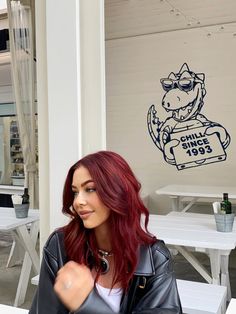 Red Hair Outfit Ideas, Hair Roulette, Red Hair Tattoos, Bright Red Hair Color, Beauty Content Creator, Hair Color Underneath