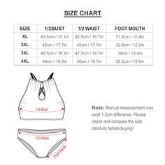 Type: Swimwear Fabric, for Women, Heat transfer. • 9.53Oz. Made of high-quality material, whih is soft and moderately elastic. • The halter bikini top and a tie-up back ensure a more comfortable fit. • Using an advance heat sublimation technique, will not fade in water. • Suitable for vacations, beach and pool days, honeymoons, sea trips, and other leisure activities. • Sizes: XL, 2XL,3XL,4XL. Calculate your size from the measurement chart below please. • Hand wash in cold water. Avoid bleaching High Stretch Sleeveless Swimwear For Beach, High Stretch Sleeveless Beach Swimwear, Stretch T-back Summer Swimwear, High Stretch Sleeveless Tankini For Beach, T-back Tankini For Beach Season, High Stretch Tankini For Beach In Summer, High Stretch Tankini For Summer Beach, Seamless High Stretch Tankini For Beach, High Stretch Seamless Tankini For The Beach