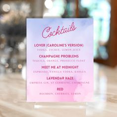 Customizable Taylor Swift Lover Bar Menu Template Taylor Swift Bridal Shower Swiftie Bridal Shower Bar Menu She Found Her Lover - Etsy Bridal Shower Themes Taylor Swift, Bridal Shower Ideas Taylor Swift, Taylor Swift Bachelorette Party Games, Lover Themed Cocktail, Taylor Swift Bridal Shower Theme, Lover Bridal Shower Theme, Taylor Swift Lover Party, Lover Themed Bridal Shower Taylor Swift, Taylor Swift Bridal Shower Ideas