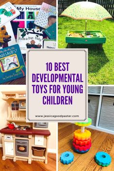 the top ten toys for young children to play with in their house and on the ground