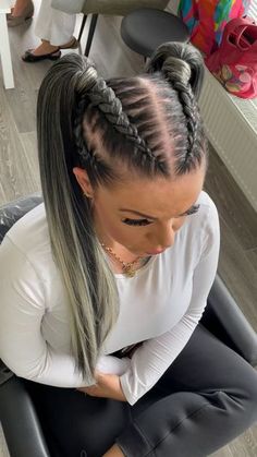 Braids For Blondes, Updo Festival Hairstyles, Cute Braided Bun Hairstyles, Braided Hairstyles Dutch Braid, Creative Cornrow Hairstyles, Braid Buns, Elegant Braids, Braids For Women, Curly Braided Hairstyles