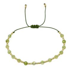 Bohemian Green Crystal Bracelet For Beach, Green Adjustable Bracelets For Festivals, Green Adjustable Bracelets For Festival, Green Adjustable Bracelet For Festivals, Adjustable Green Crystal Bohemian Bracelet, Green Bracelets With Adjustable Length And Round Beads, Green Bracelets With Adjustable Round Beads, Rope Bracelets, Watch Necklace