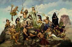 The Twelve great gods of the Greeks were known as the Olympians. Together they presided over every aspect of human life. Fantasy Magic