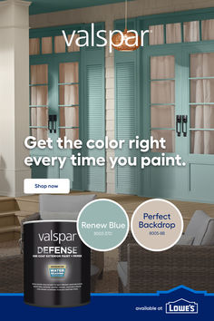 valpspar is the color right for every time you paint it's available