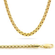 Treat yourself or that special person with classic timeless round box Chain . This is a solid 10k gold Chain . This round box Chain is 5mm in width and 20 inches in length from end to end, featuring a lobster clasp. Made in Italy Bezel Set Necklace, 10k Gold Chain, White Gold Bangle, Platinum Chain, Chain For Men, 18k Gold Chain, Yellow Gold Bangle, Box Chain Necklace, Diamond Wedding Sets