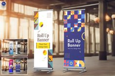 Rollup Banner Mockup Advertisement Banner, Banner Mockup, Tote Bag Mockup, Mockup Product, Retractable Banner, Bag Mockup, Graphic Design Tools, Promotional Design