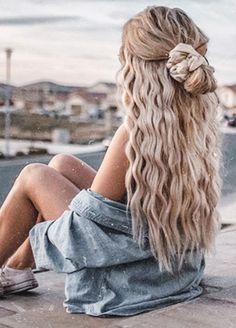 Best Hair Wand, Wand Hairstyles, Tousled Hair, A Ponytail, Peinados Fáciles Para Cabello Corto, Hair Stylies, Brown Blonde Hair, Hoco Hair