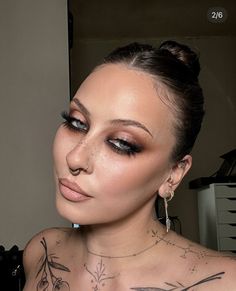 Dark Makeup Looks, Swag Makeup, Makijaż Smokey Eye, Goth Makeup