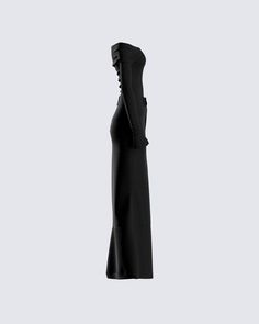 Text "OMW" and mean it, because choosing the perfect fit was just THAT easy 😉 Be sleek, classy, and put together for any occasion with this black off-the-shoulder top and maxi skirt set 🤌🏼 Elegant Off-shoulder Maxi Dress For Night Out, Black Full-length Maxi Skirt For Gala, Chic Full-length Evening Maxi Dress, Black Full Length Maxi Skirt For Gala, Black Off-shoulder Maxi Dress For Gala, Chic Fitted Maxi Skirt For Evening, Sleek Fitted Evening Maxi Skirt, Sleek Evening Maxi Skirt, Elegant Black Maxi Skirt For Night Out