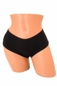 "This item is made to order, please read all the way through the listing before purchasing! Our super comfy cheeky shorts in a soft spandex knit. These basic black shorties are a necessary addition to your wardrobe! Perfect for raves, festivals, clubwear, or wearing under skirts! Measure at the FULLEST point of the hip for accurate sizing on booty shorts. Womens Sizing (See below for instructions on where measurements should be taken) XXS: Bust 29\"-30\" / Waist 22\"-23\" / Hips 30\"-32\" Extra Black Short Length Rave Bottoms, Black Elastic Shorts, Black Elastic Shorts With Short Legs, Black Stretch Boxer Briefs With Short Leg, Stretch Black Boxer Briefs, Stretch Rave Shorts, Black Fitted Cotton Athletic Shorts, Fitted Black Cotton Athletic Shorts, Black Rave Style Shorts