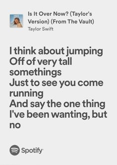 an image of someones twitter account with the caption i think about jumping off very tall something just to see you come running and say the one thing i've been wanting, but no