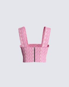 Zola Pink Tweed Crop Top – FINESSE Trendy Pink Crop Top With Square Neck, Pink Fitted Square Neck Crop Top, Pink Square Neck Crop Top For Spring, Pink Square Neck Crop Top, Chic Pink Cropped Top, Pink Square Neck Crop Top For Summer, Tweed Crop Top, Pink Tweed Jacket, Baby Ballerina