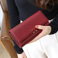 Item Type: Wallet Material: PU Leather Item Width: 2.5 cm Item Length: 19 cm Package Includes: 1 x Pc Woman Card, Mens Travel Bag, Women Wallet, Luxury Purses, Pu Leather Wallet, Toiletry Bag Travel, Slim Wallet, Fold Wallet, Leather Travel