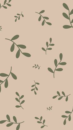 an image of leaves and branches on a light brown background with green stems in the foreground