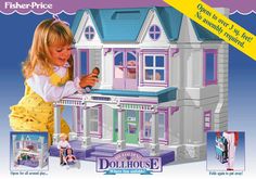 the dollhouse is in its box with instructions on how to build it